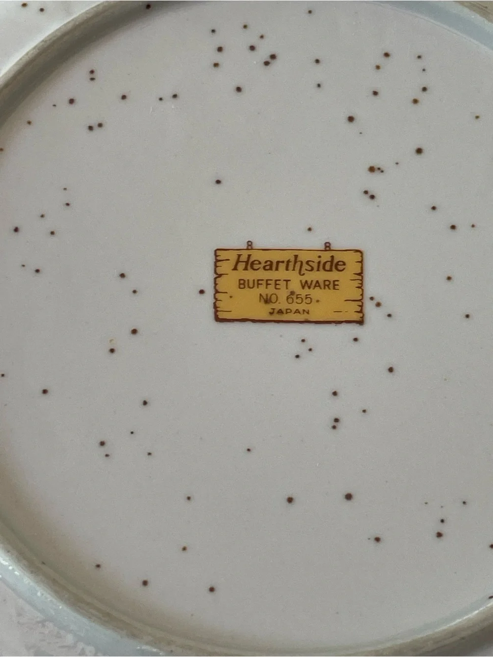 Original Hearthside Buffet Ware Saucer Plate